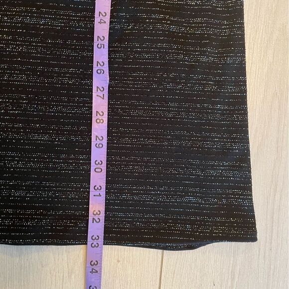 Vintage 90s black sparkly maxi slinky skirt - Picture 9 of 9